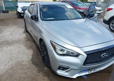 2018 Infiniti Q50 3.0T Luxe z USA, uszkodzony, nr VIN JN1EV7AR4JM437610